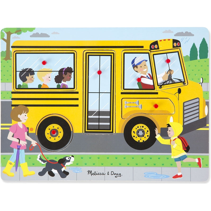 Melissa & Doug Sound Puzzle The Weels on the Bus