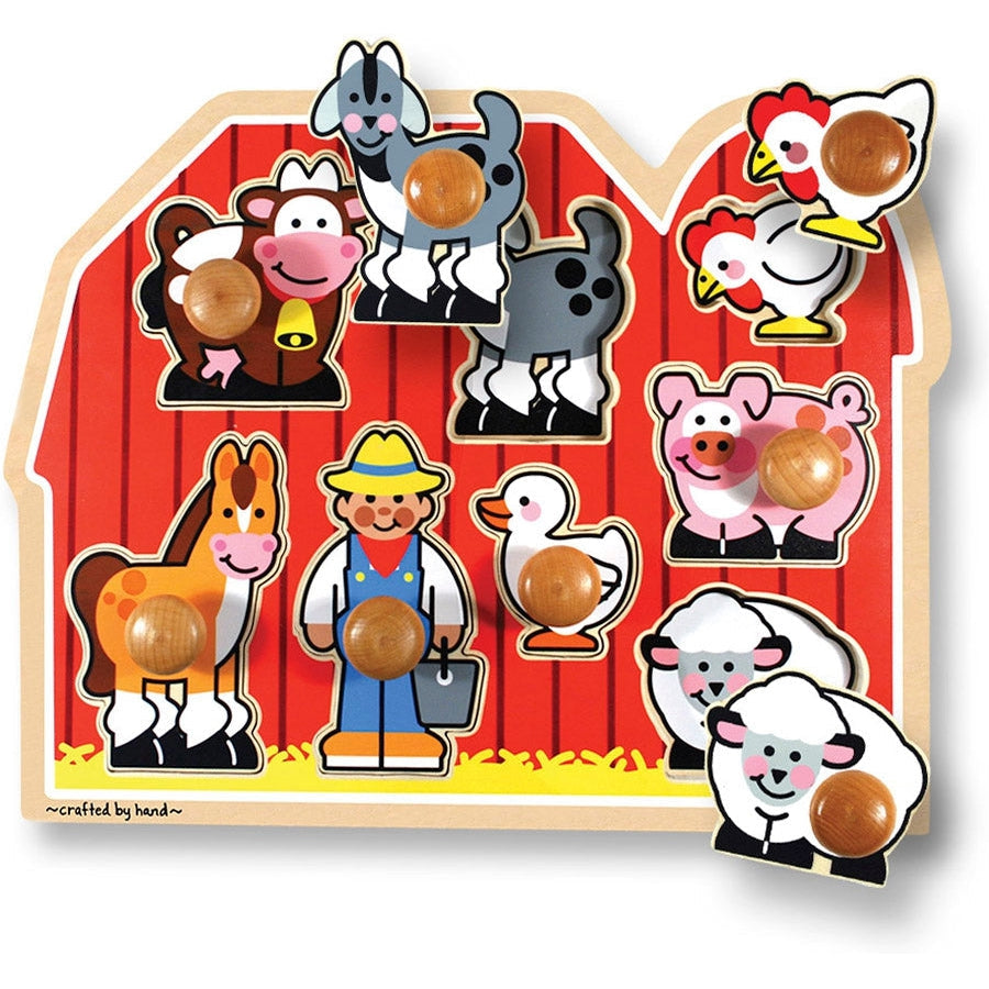 Melissa & Doug Jumbo Knob Puzzle Farm