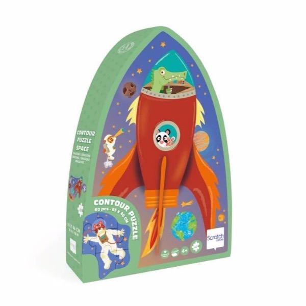 60 Piece Space Contour Puzzle