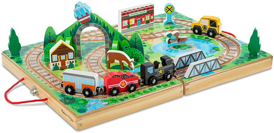Melissa & Doug- Take-Along Railroad