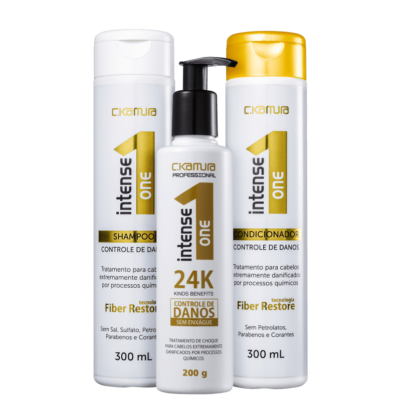 C.Kamura Intense One 24k Kit Trio Damage Control (3 Products)