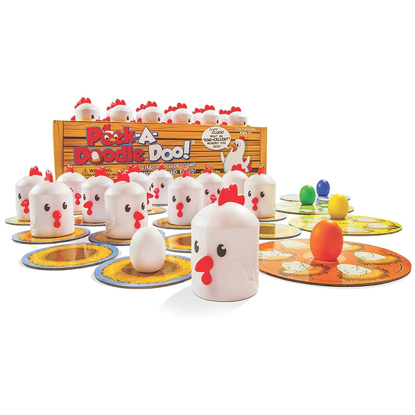Fat Brain Toys Peek-A-Doodle Doo! Memory Game