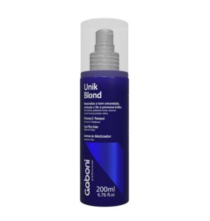 Unik Blond Leave-in Tinting Moisturizing UV Filter Spray 200ml - Gaboni