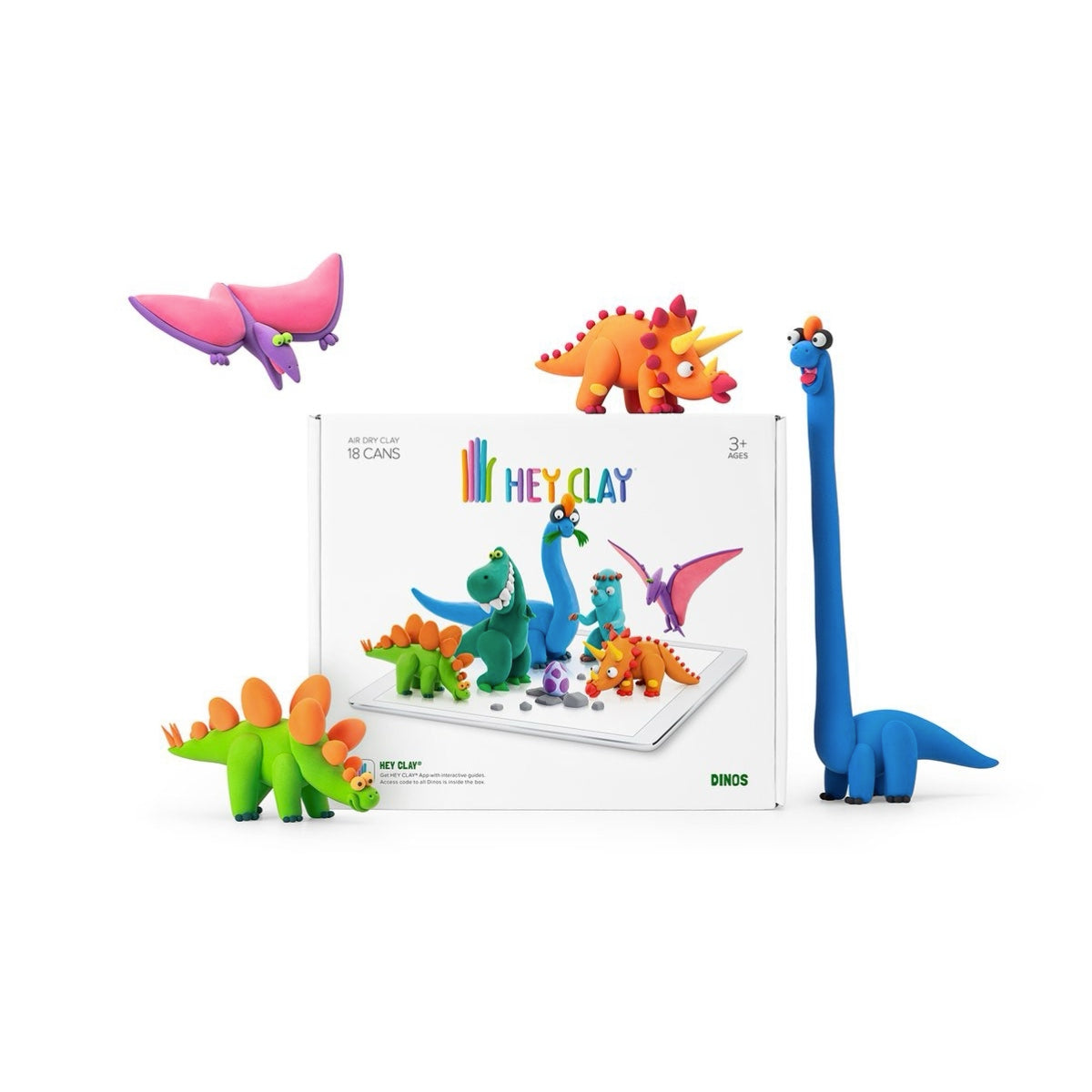 Fat Brain Toys Hey Clay - Dinos