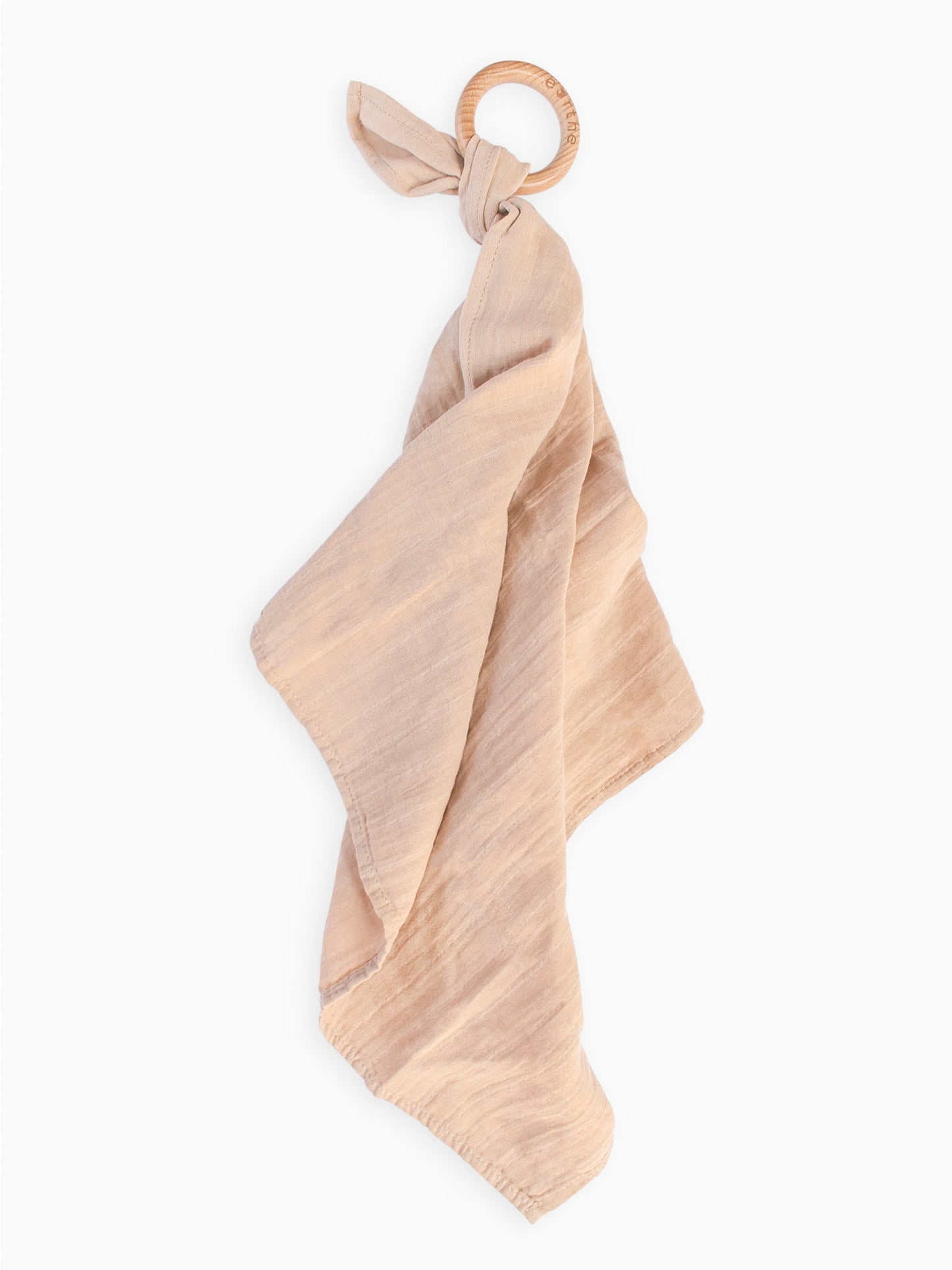 Organic Muslin Lovey Teething Ring