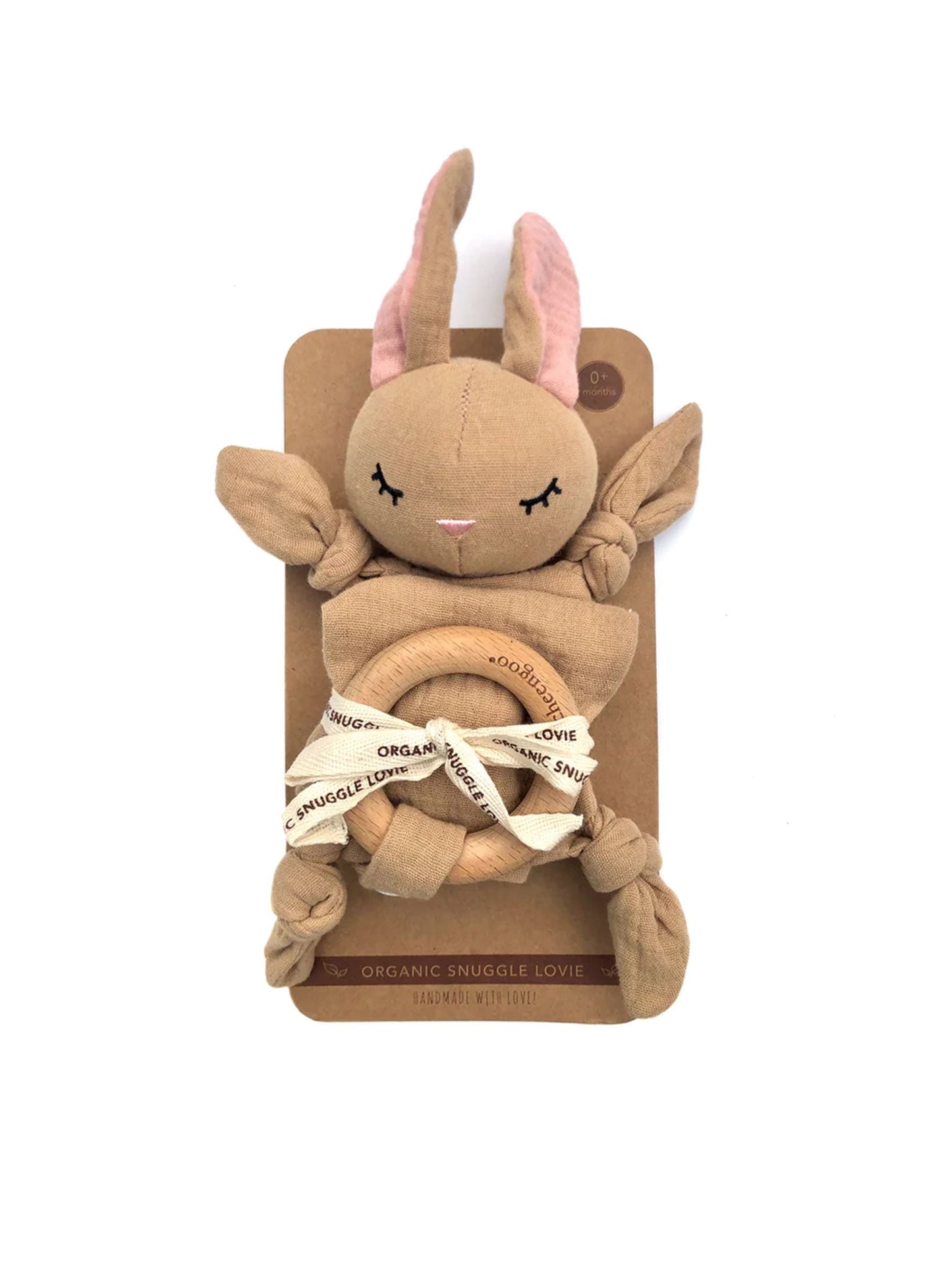 Organic Snuggle Lovie Blanket - Bunny