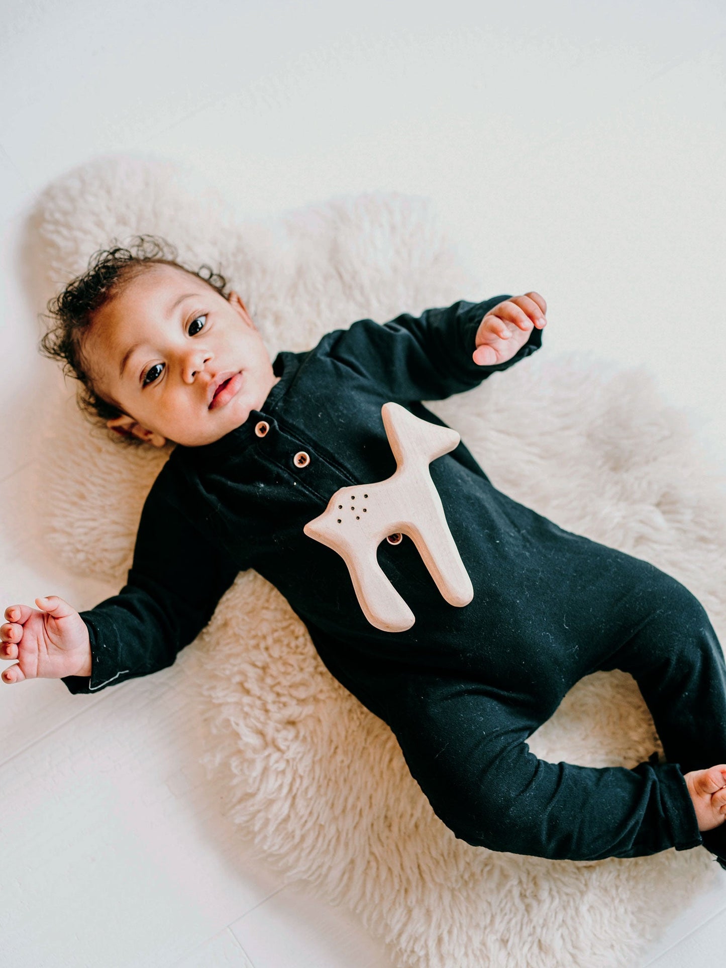 Wooden Deer Teether Toy