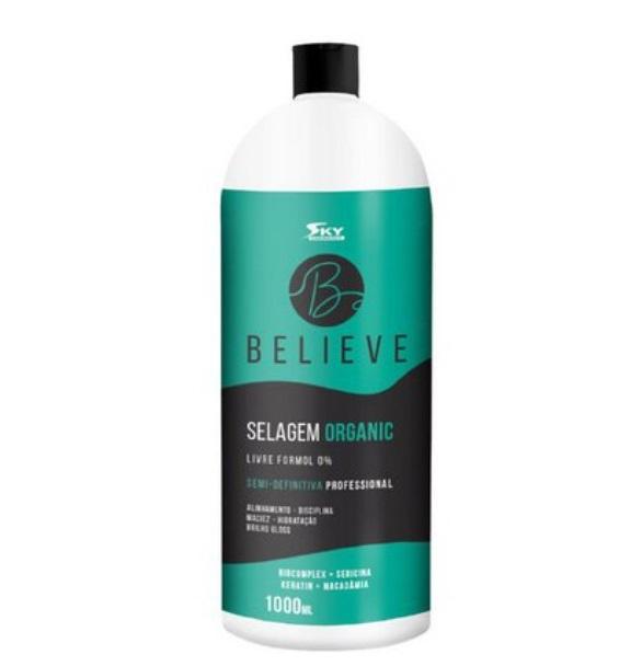 Believe Organic Sealing Semi Definitive Blond Hair Alignment 1L - Sky Cosmetics