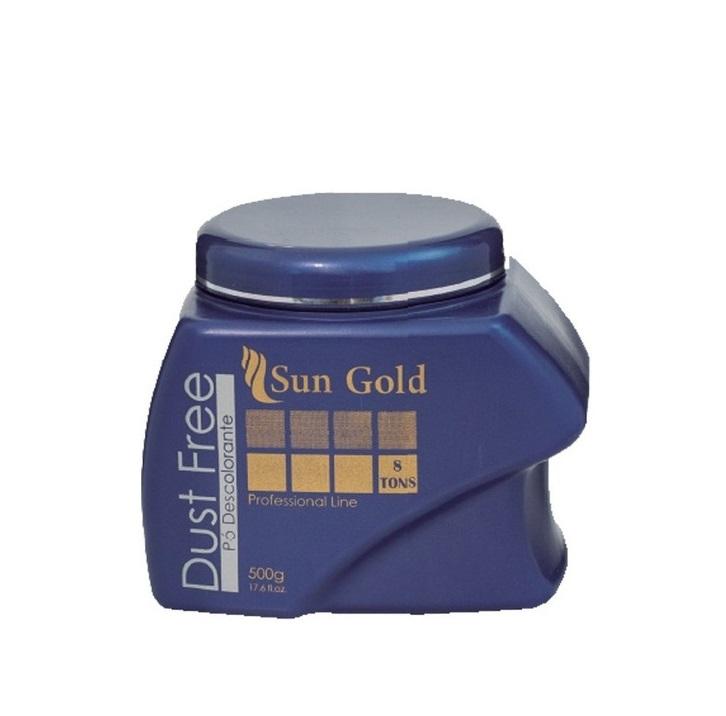 Profesisonal Dust Free 8 Tones Discoloration Bleaching Powder 500g - Sun Gold