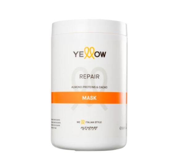 Repair Almond Proteins Cocoa Italian Style Reconstruction Mask 1Kg - Yellow