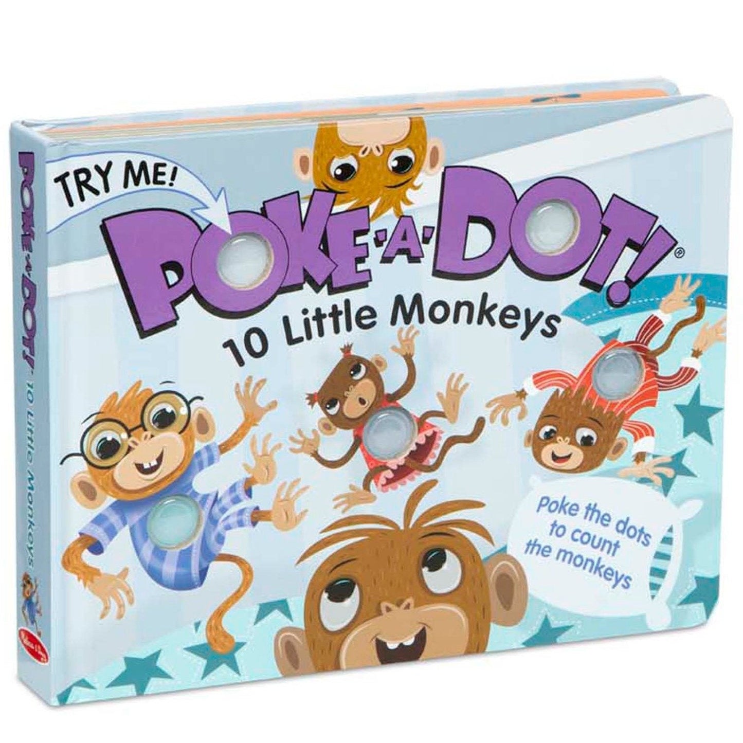 Melissa & Doug Poke-a-Dot 10 Little Monkeys