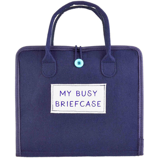 Mud Pie Blue My Busy Briefcase