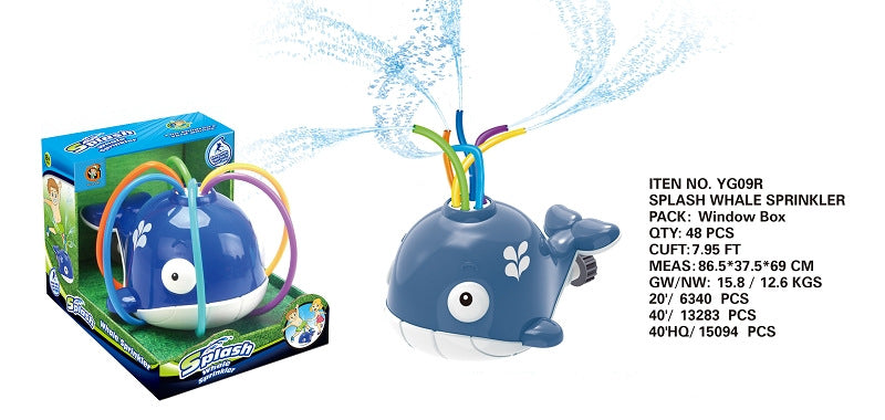 Spinning Turtle Sprinkler Toy - Fun Water Play for Kids