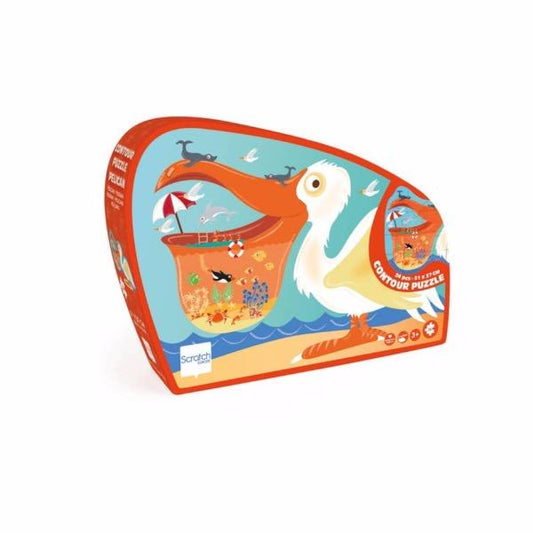 24 Piece Pelican Contour Puzzle