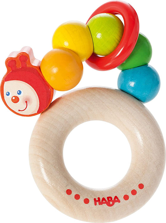 HABA Clutching Toy Rainbow Caterpillar