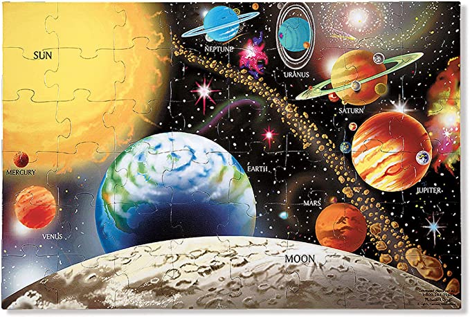 Melissa & Doug  Solar System Floor Puzzle - 48 Pieces