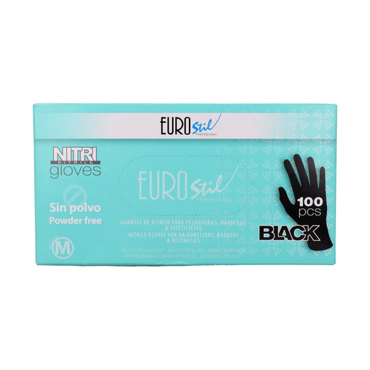 Disposable Gloves Eurostil Guantes Nitrilo 100 Units
