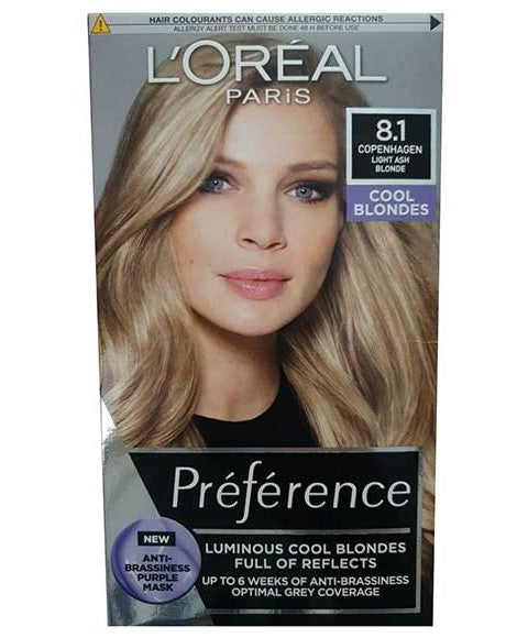 Preference Luminous Cool Blondes 8.1 Light Ash Blonde