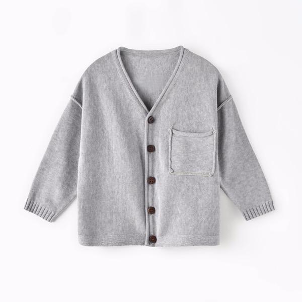 Aimama Basic Button-Down Cardigan