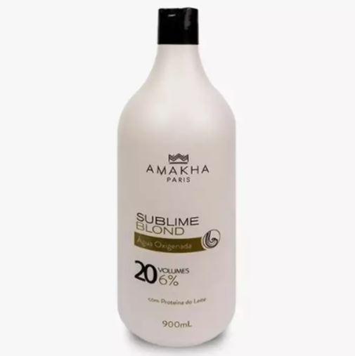 Sublime Blond OX 20 Vol. 6% Hydrogen Peroxide Discoloration 900ml - Amakha