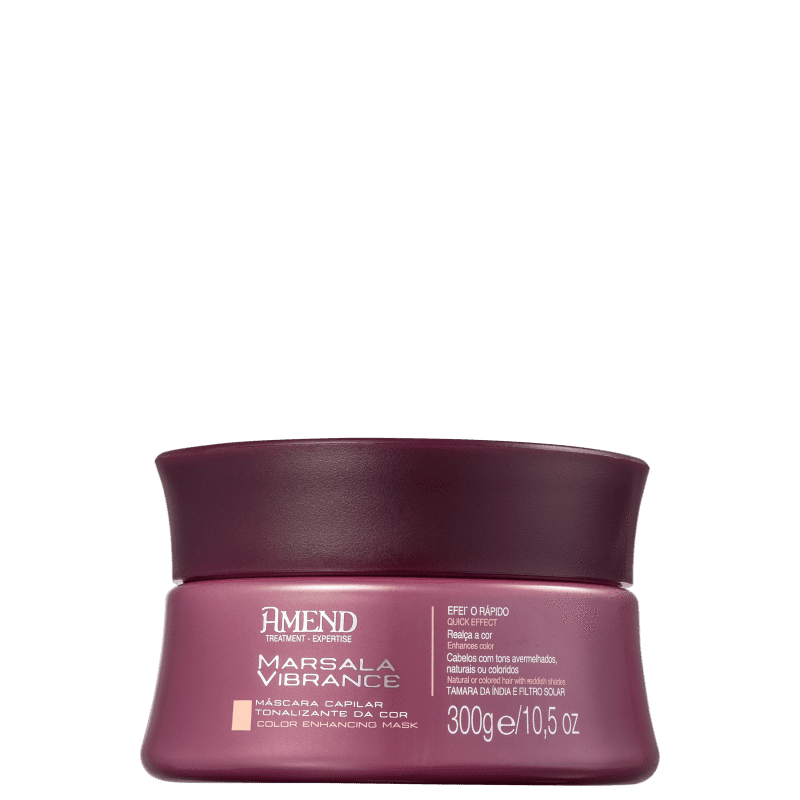 Marsala Vibrance Highlight Color - Hair Mask 300g - Amend