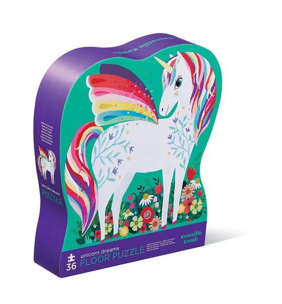 Crocodile Creek 36-Piece Puzzle Unicorn Garden