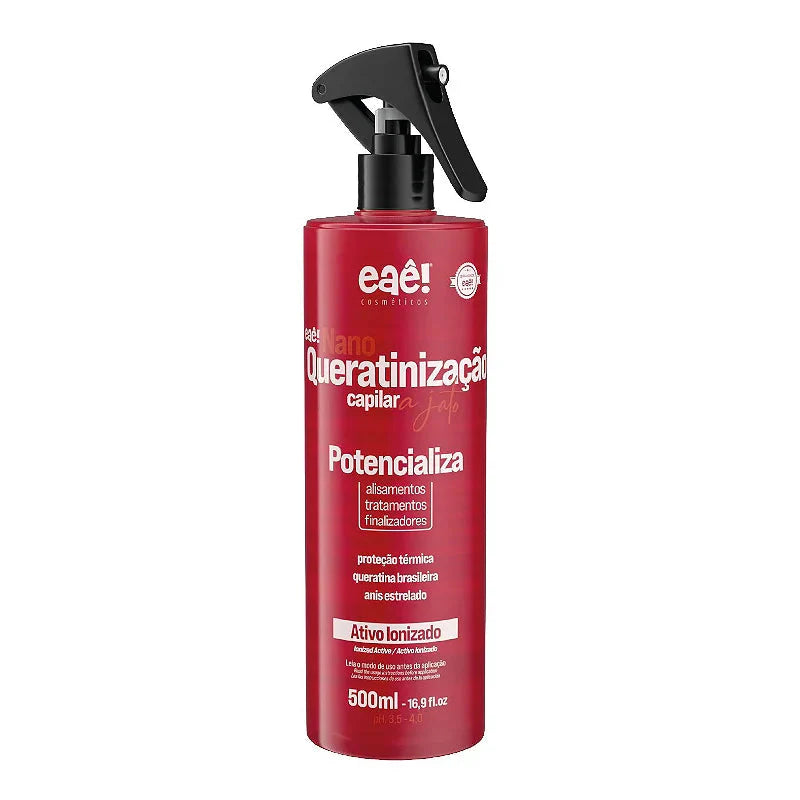 Eaê Cosmetics Nano Hair Keratin Red Treatment 500ml / 16.9 fl oz