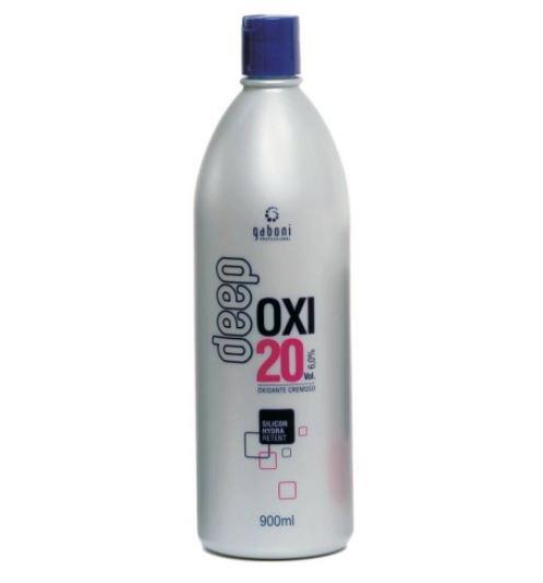 Creamy Oxidizer Deep OX 20 Vol. Oil Hydra Retent Discoloration 900ml - Gaboni