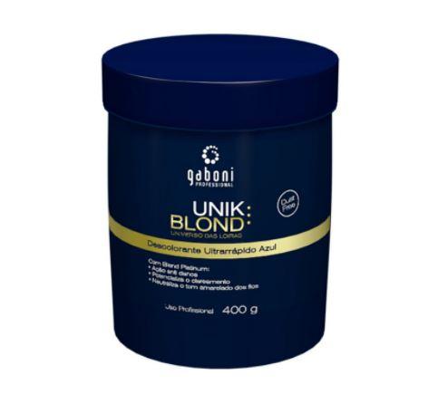 Unik Blond Ultra Fast Blue Seaweed Chamomile Bleaching Powder 400g - Gaboni