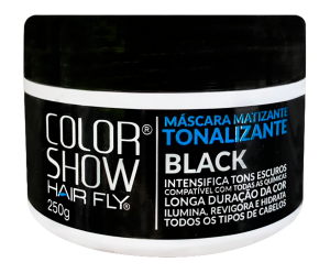 Hair Fly Masking Mask Toner Color Show Black 250g