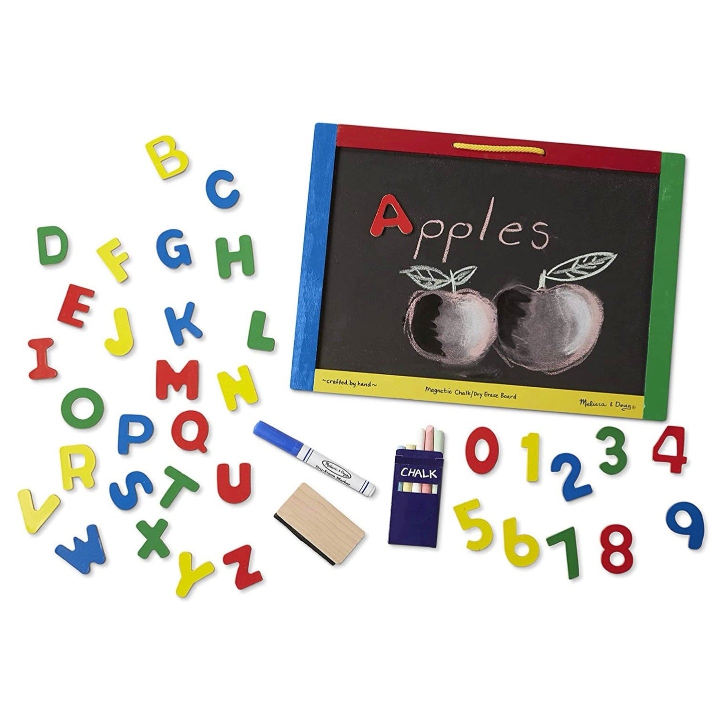 Melissa & Doug Magnetic Chalkboard and Dry-Erase Board