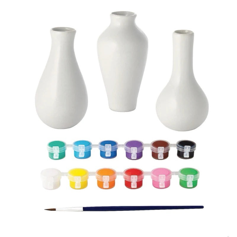 Paint Your Own Porcelain Vases