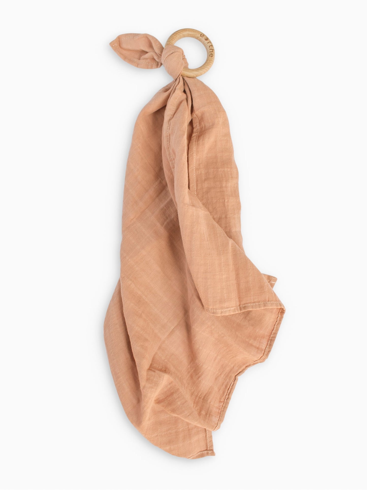 Organic Muslin Lovey Teething Ring