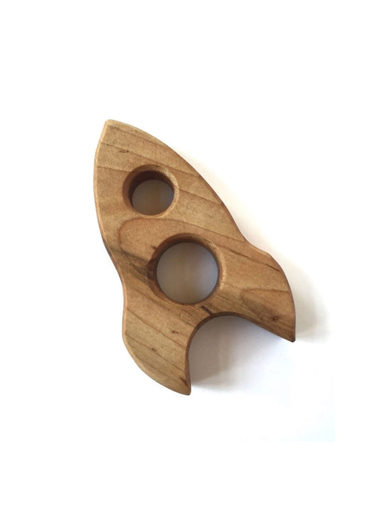 Wooden Rocket Teether