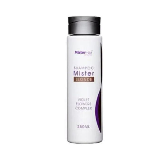 Violet Flowers Complex Anti Yellowish Shampoo Mister Blonde 250ml - Mister Hair