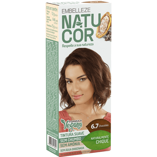 Natucor Hair Dye Naturally Chic Chocolate Complete
