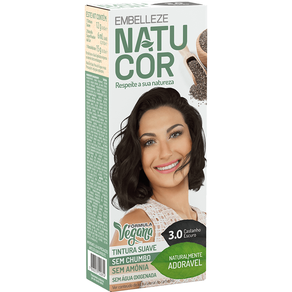 Natucor Hair Dye Naturally Lovely Dark Brown Complete C