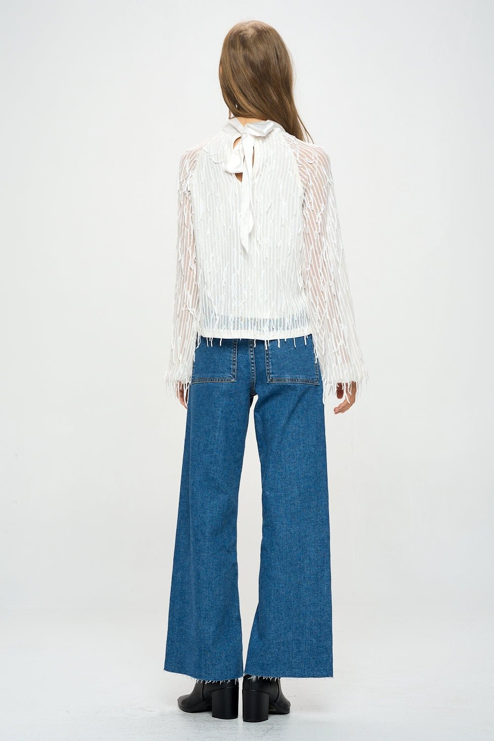 Sequin String Semiformal Top