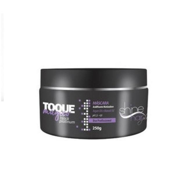 Toque Mágico Tinting Magic Touch Black Platinum Hair Mask 250g - Shine Hair