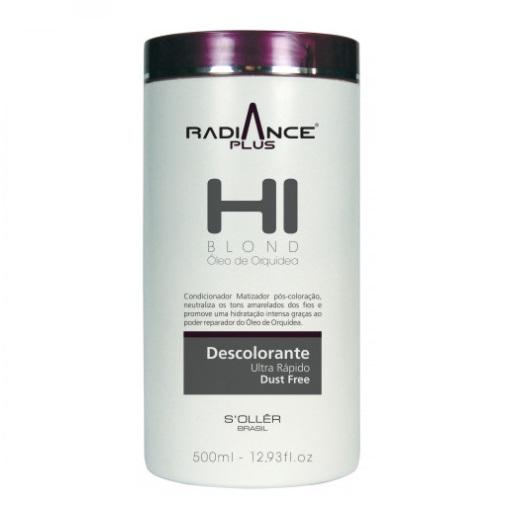 Dust Free Radiance Plus Hi Blond Orchid Oil Fast Bleaching Powder 500ml - Soller