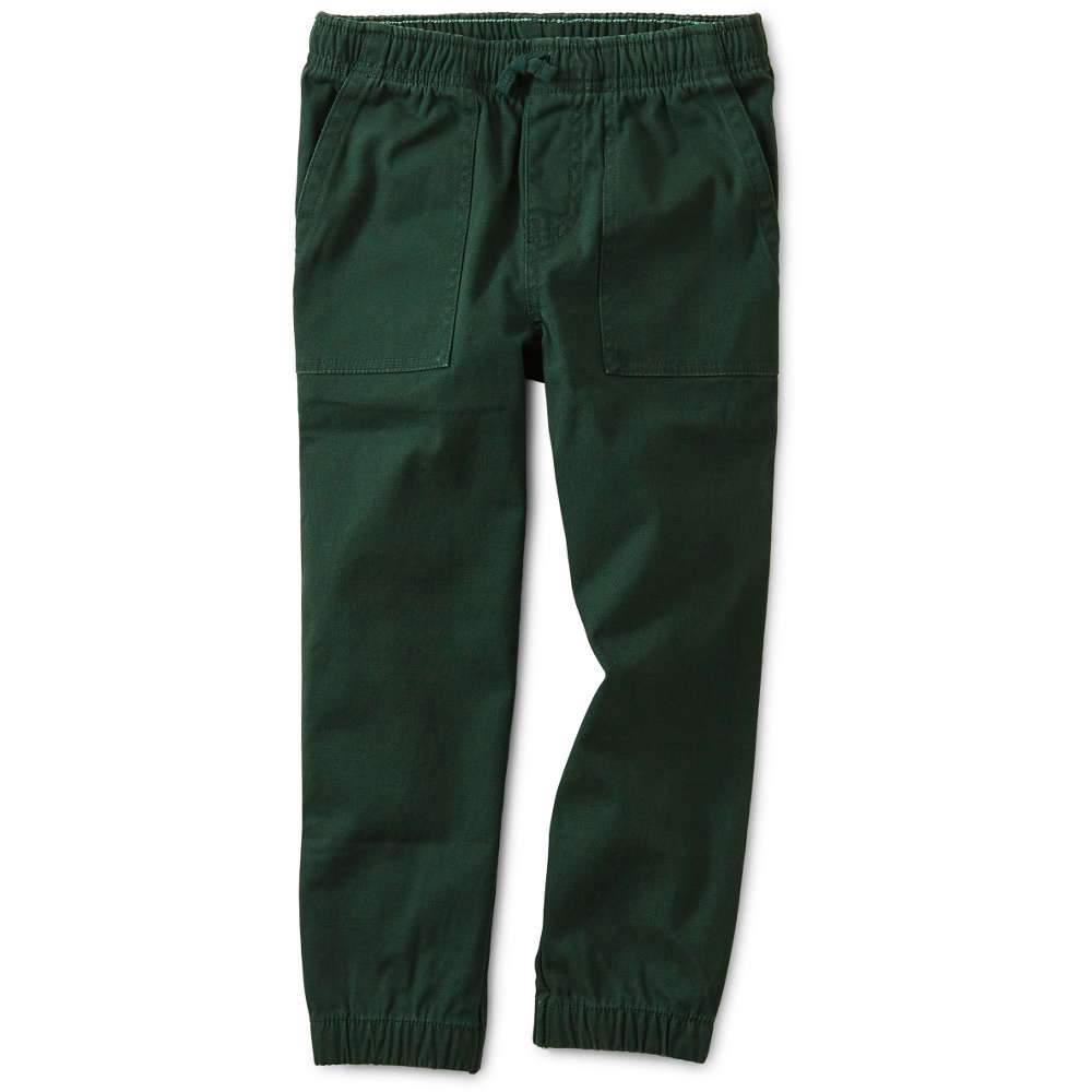Tea Collection Woven Joggers Mallard