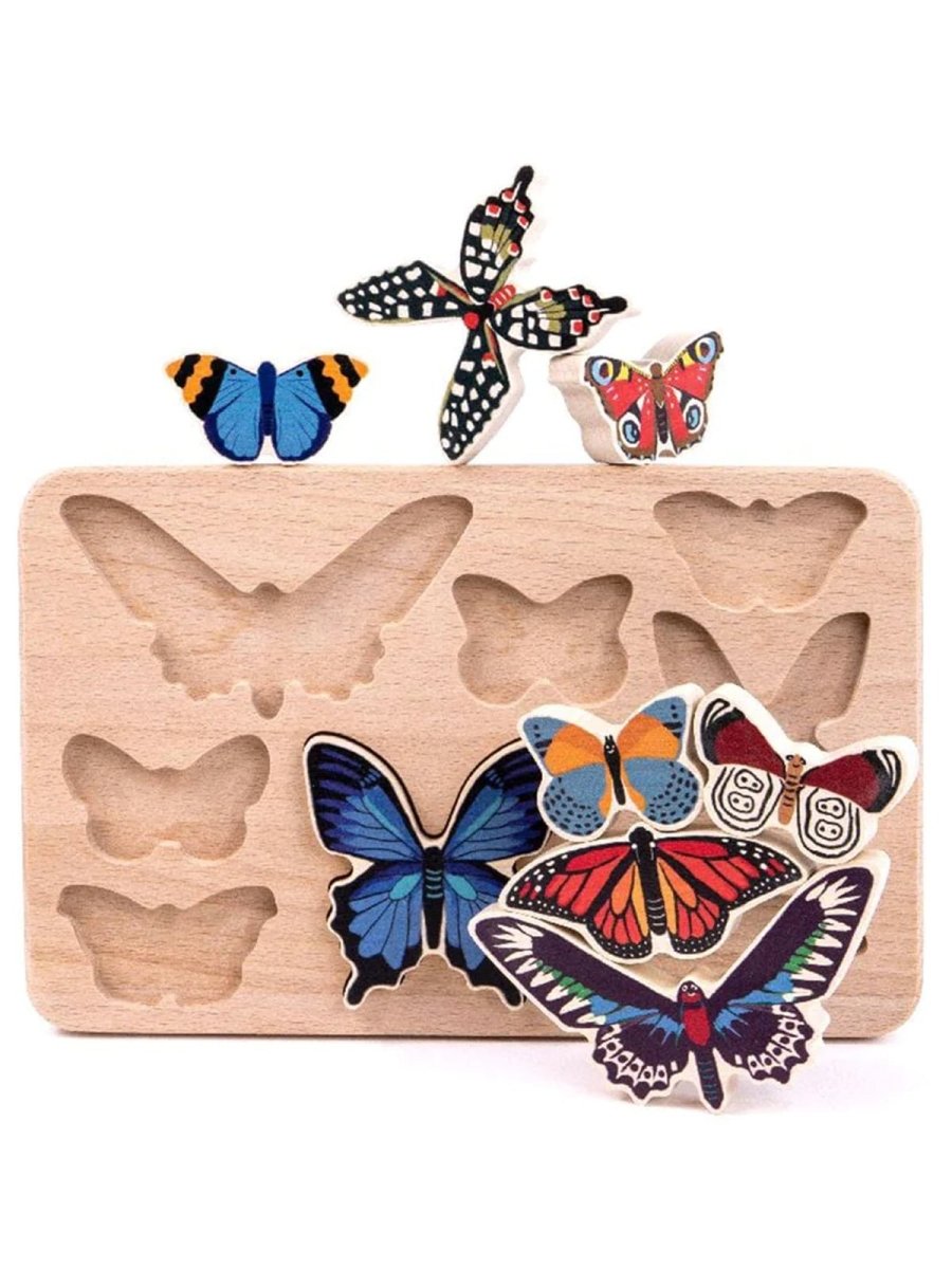 WOODEN BUTTERFLY PUZZLE