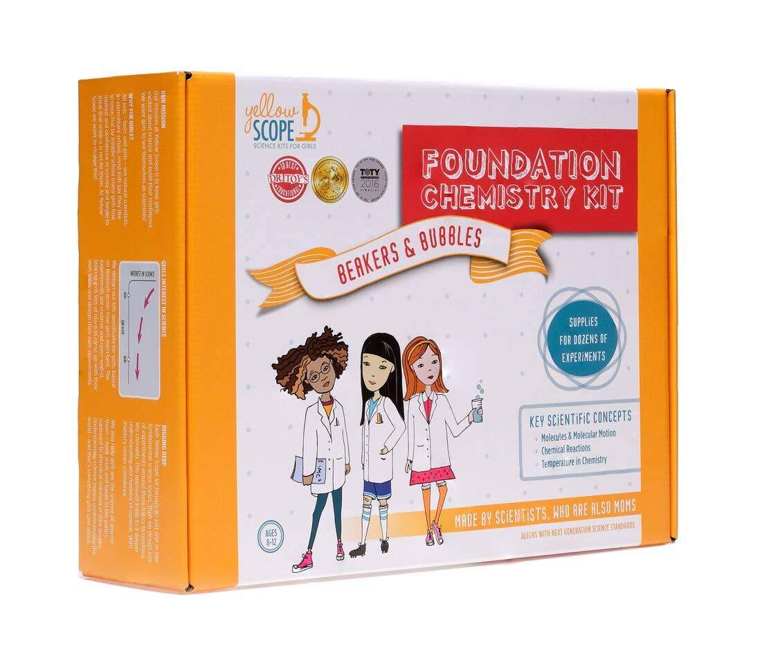 Yellow Scope Foundation Chemistry Kit: Beakers & Bubbles